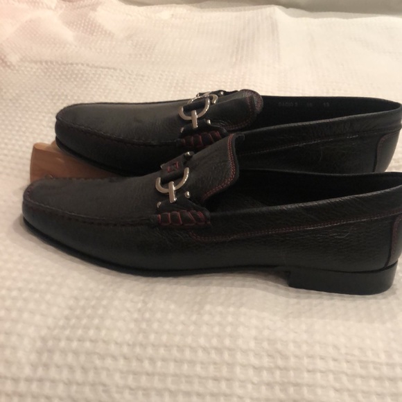 Donald Pliner Mens, NWT, size 13 all leather casual slip on shoes. Made in Italy - Picture 2 of 8